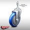 Service Caster 5 Inch SS Blue Polyurethane Wheel Swivel 3/8 Inch Threaded Stem Caster SCC SCC-SSTS20S514-PPUB-BLUE-381615 - alternate 4